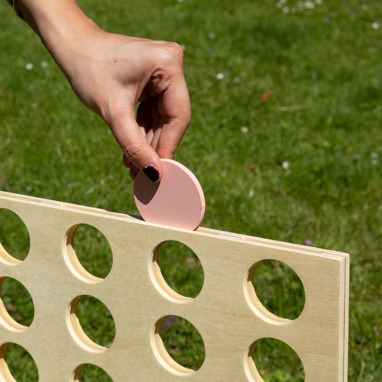 Giant Four in a Row - Classic Wooden Strategy Game