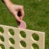 Giant Four in a Row - Classic Wooden Strategy Game