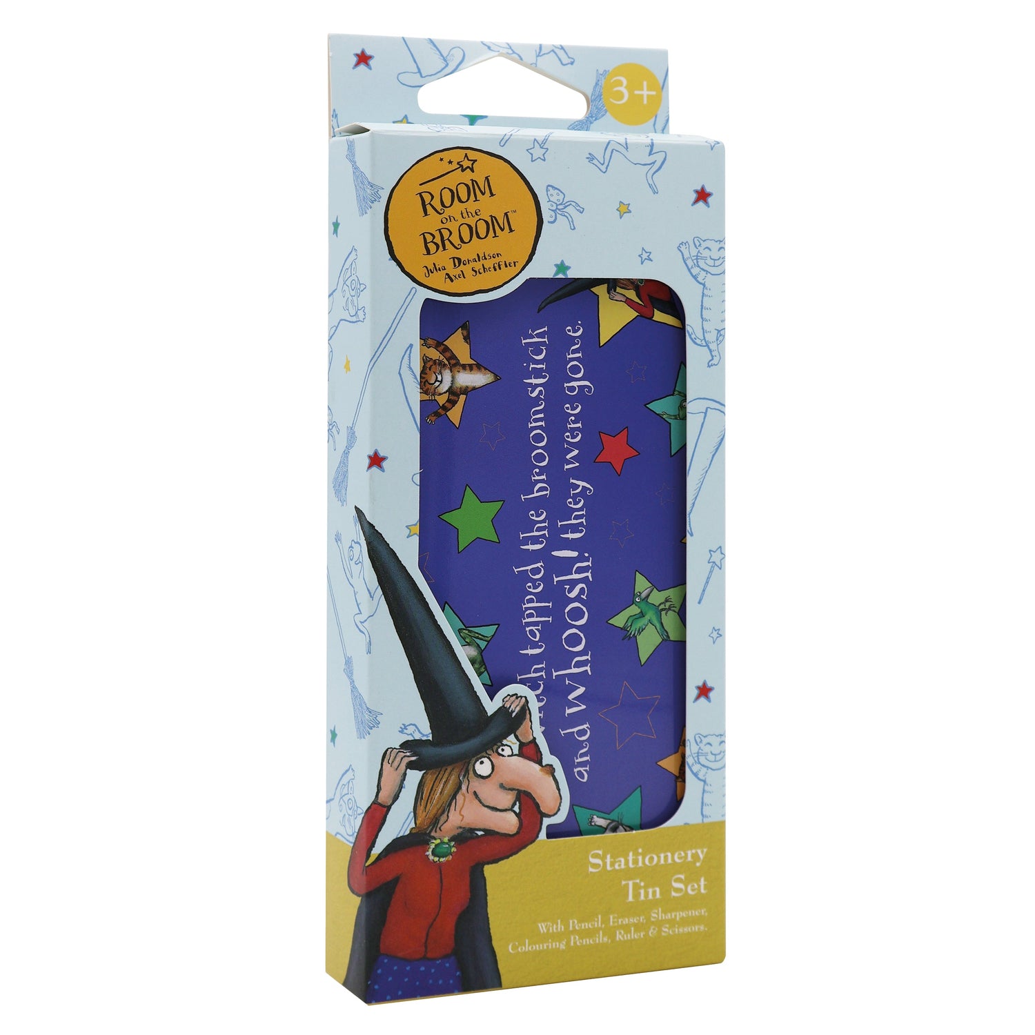 Room on the Broom Children's Stationery Tin Set