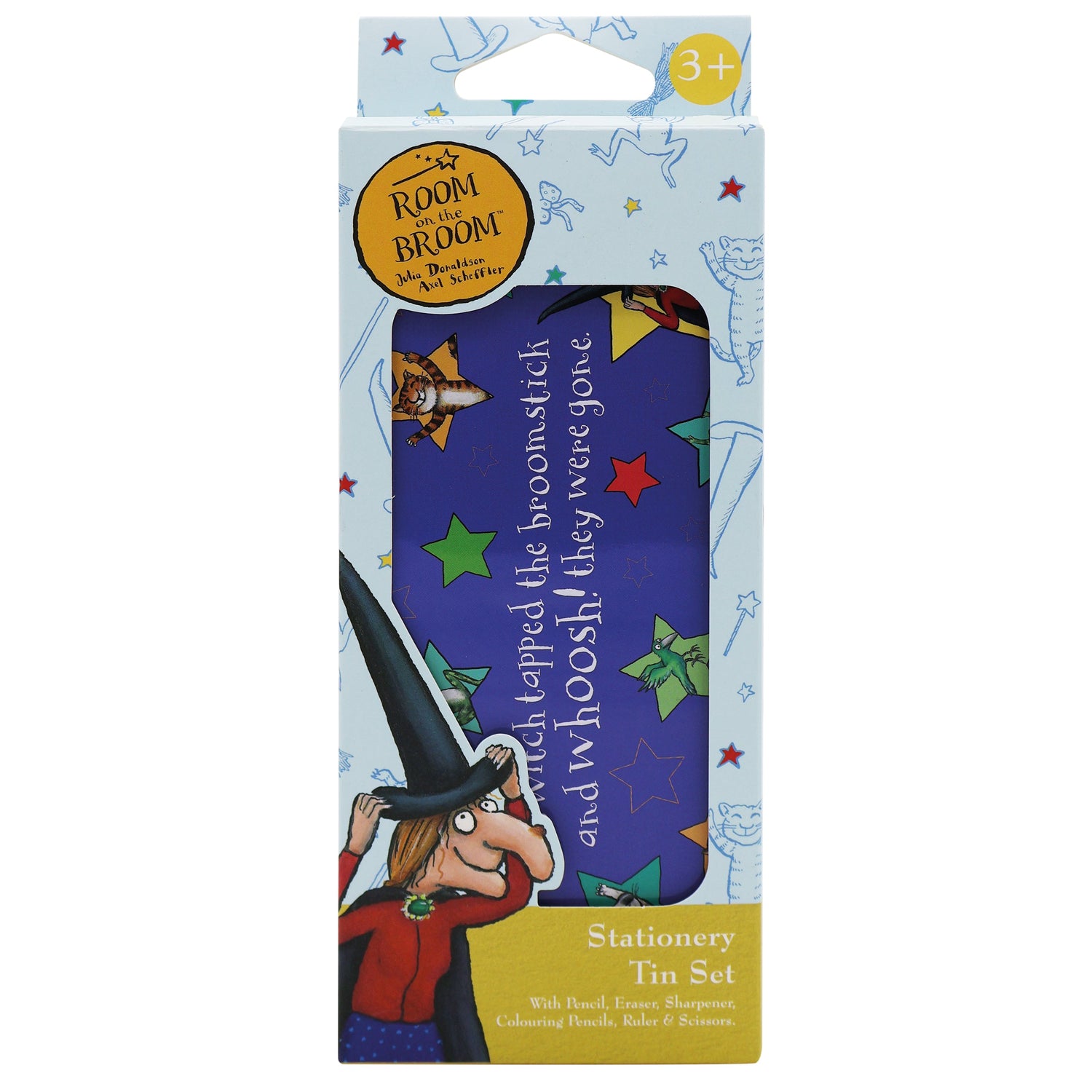 Room on the Broom Children's Stationery Tin Set