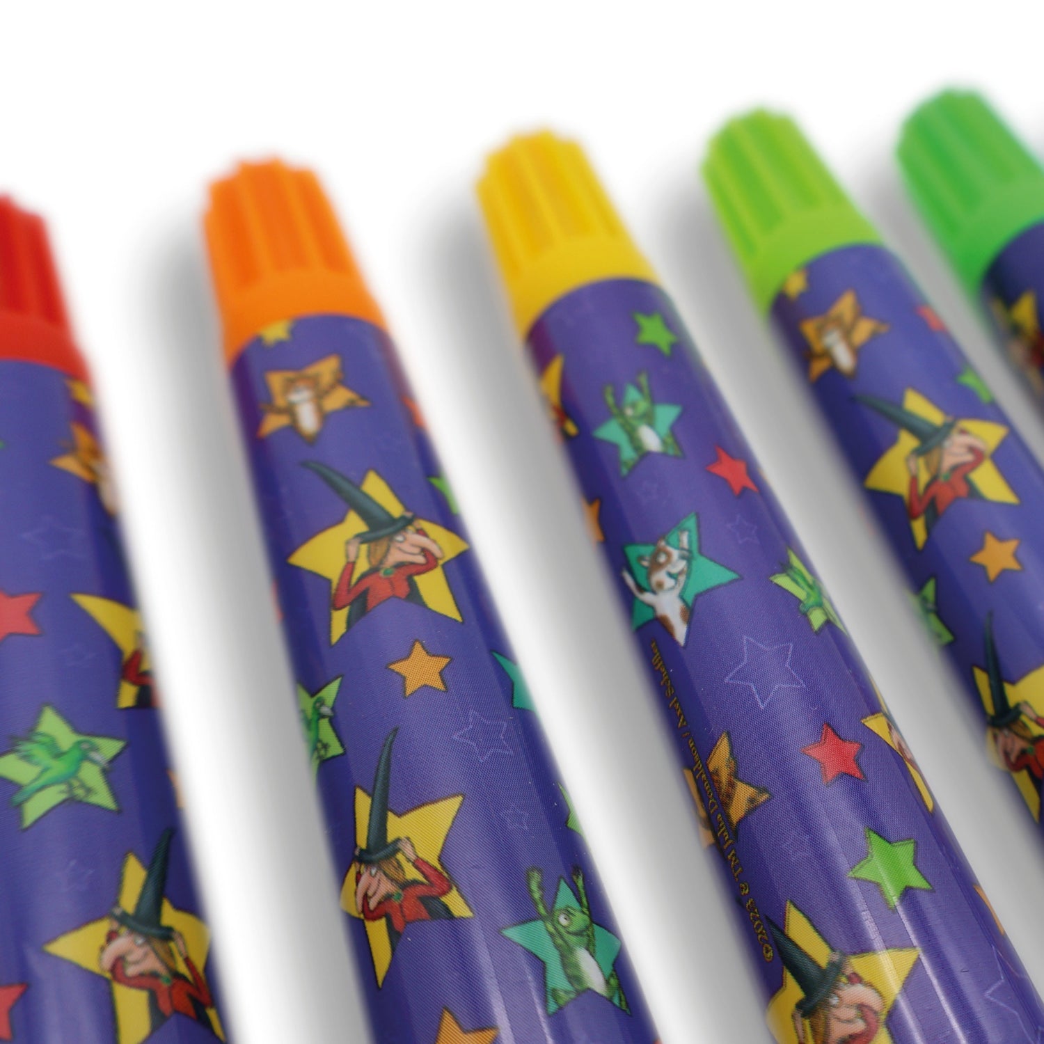 Room On The Broom Set of 8 Jumbo Marker Pens