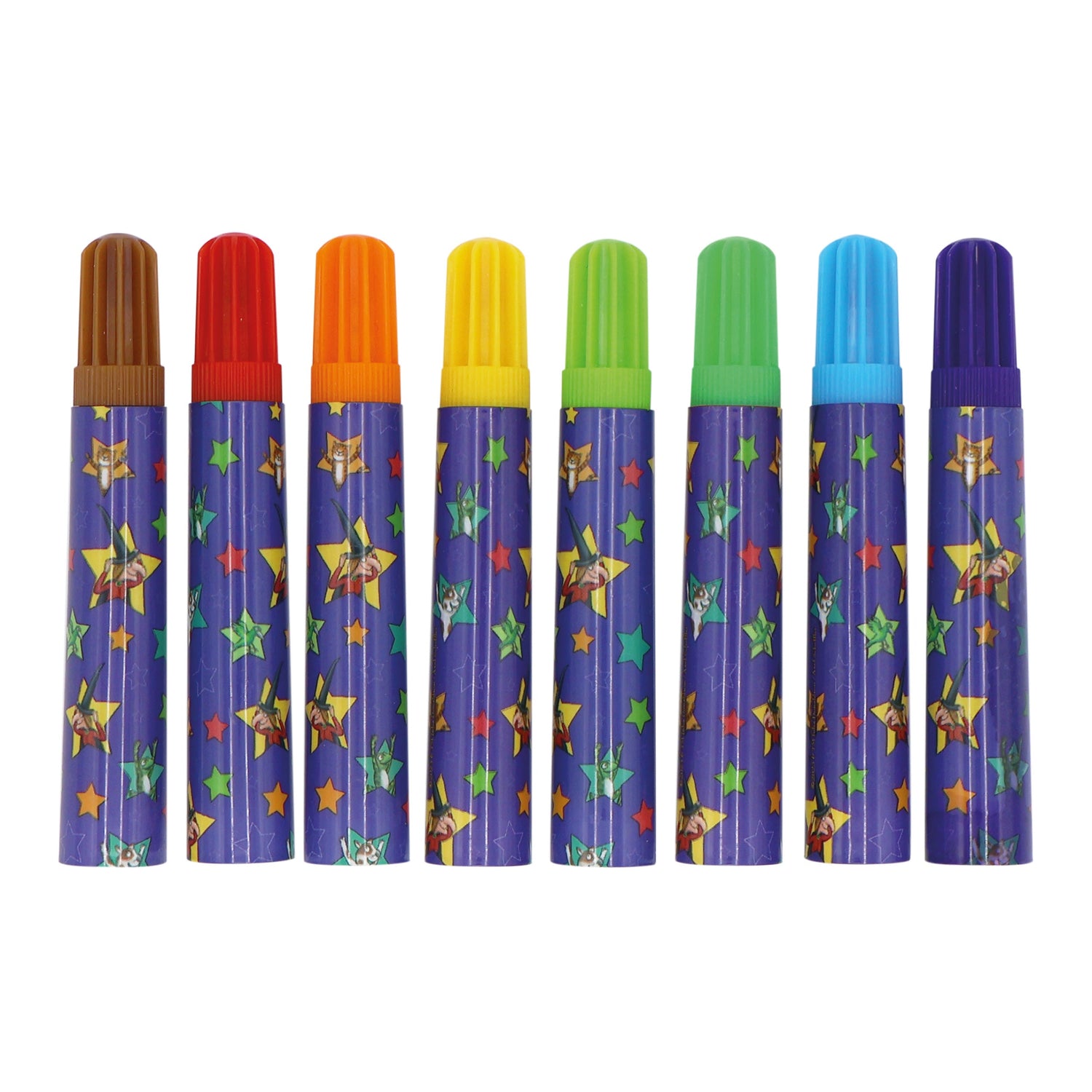 Room On The Broom Set of 8 Jumbo Marker Pens