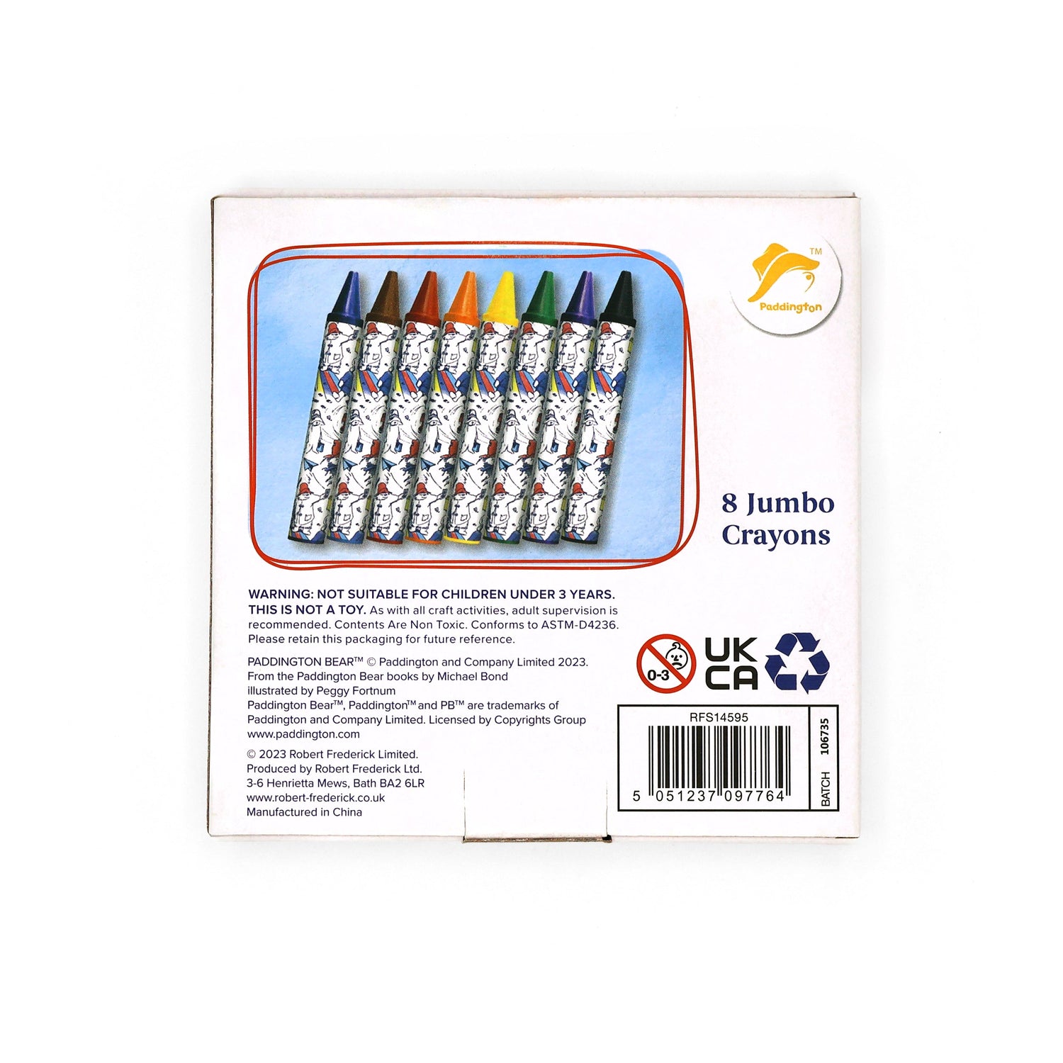 Paddington Jumbo Crayons