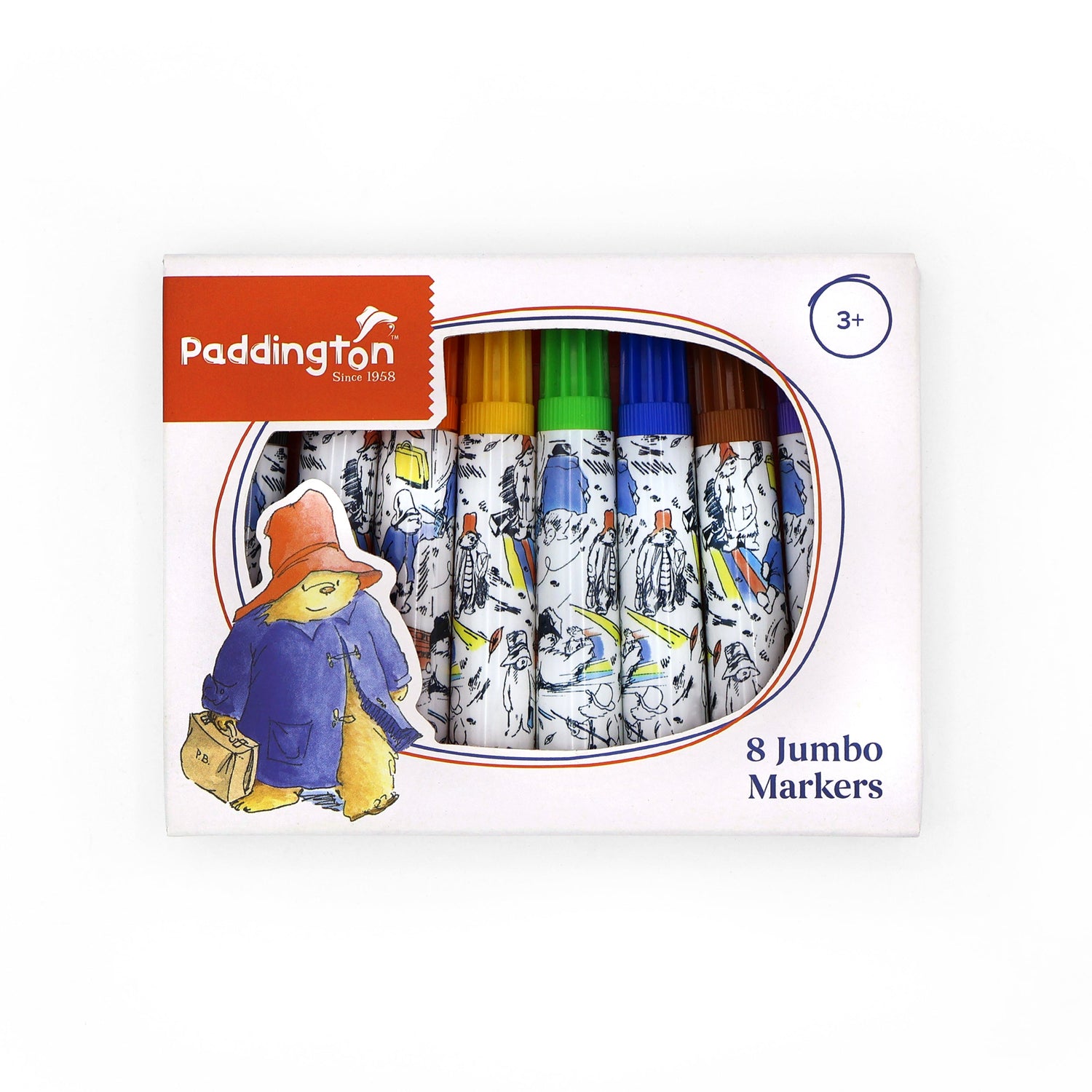 Paddington Set of 8 Jumbo Marker Pens
