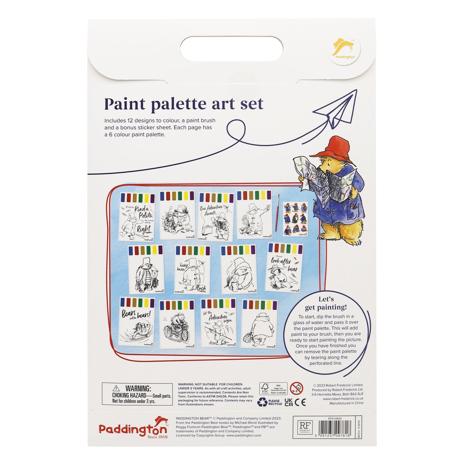 Paddington Paint Palette Art Set