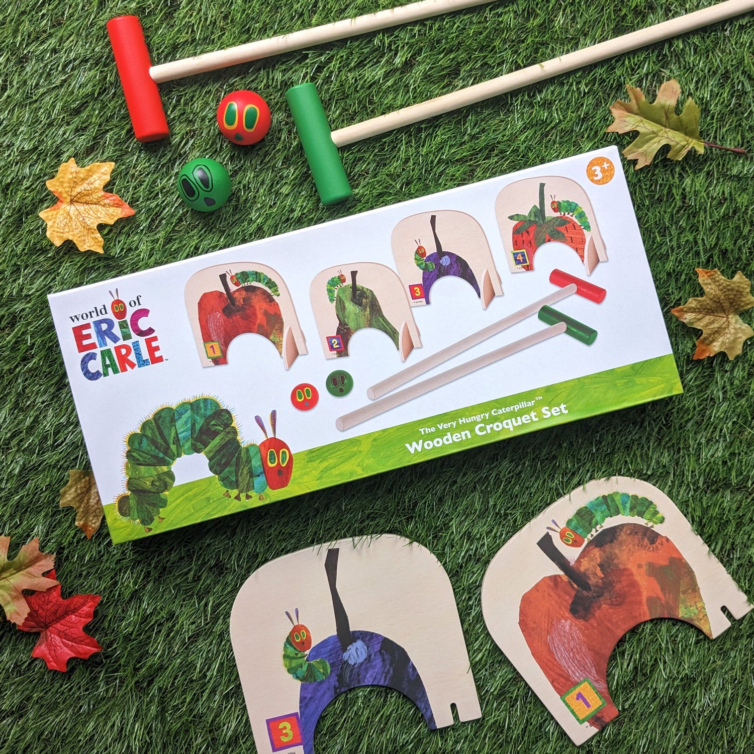The Very Hungry Caterpillar Children’s Wooden Croquet Set