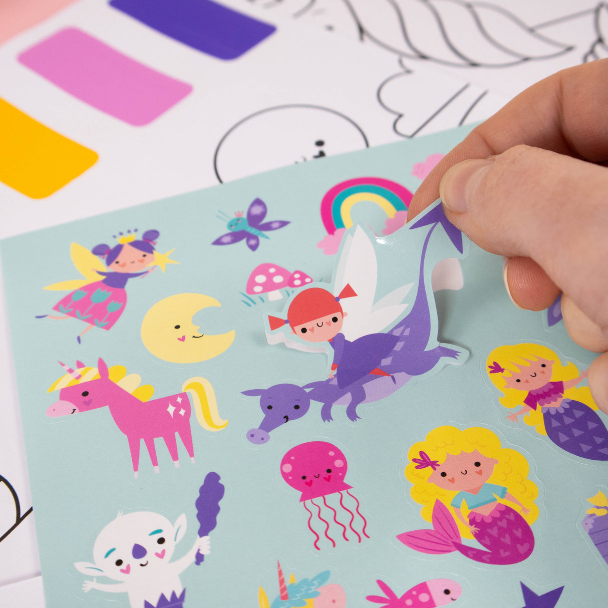 Unicorn Paint Palette Art Set