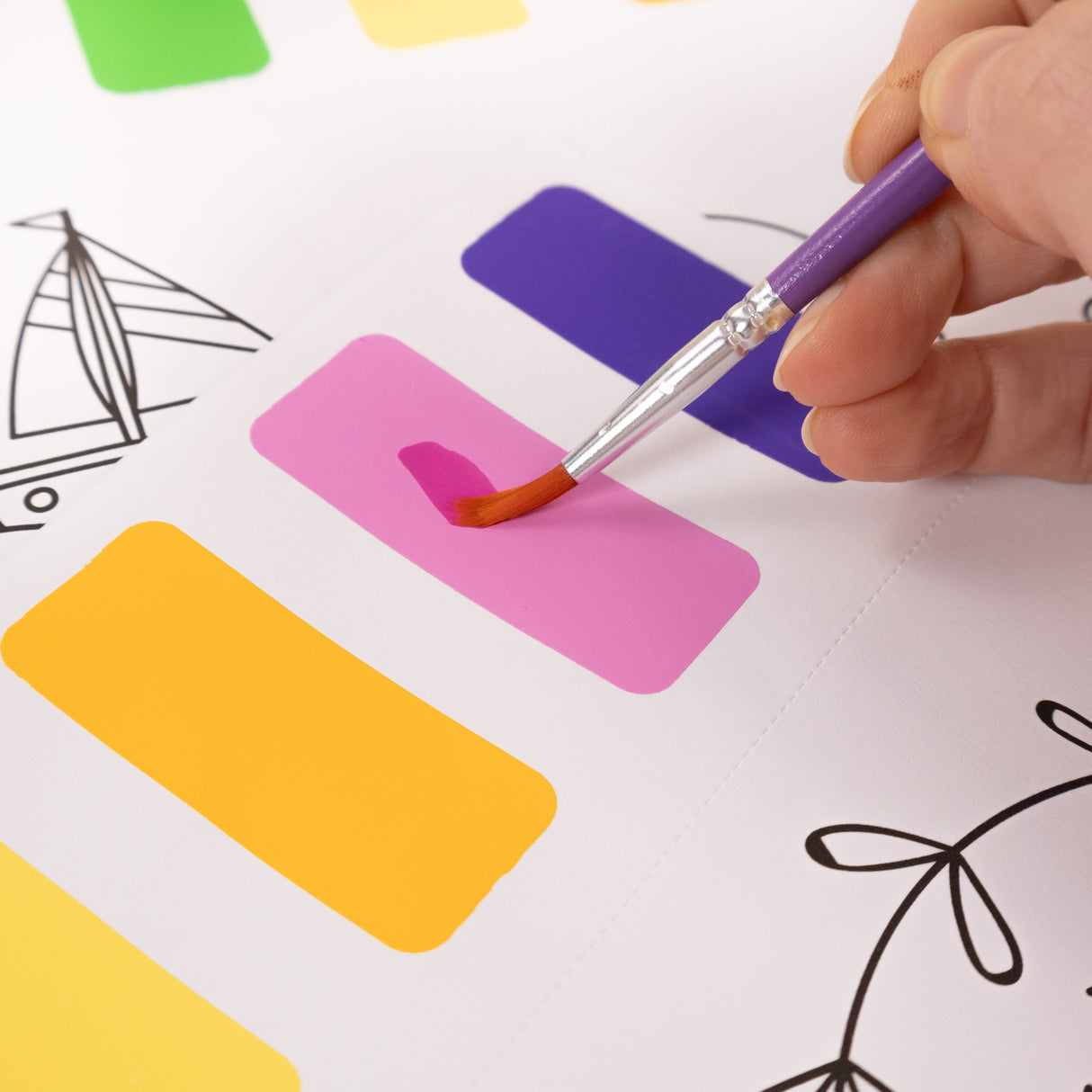Unicorn Paint Palette Art Set