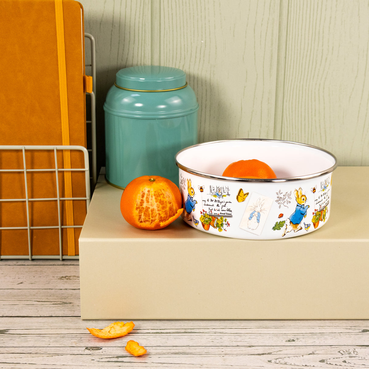 Peter Rabbit Enamel Bowl - Classic Beatrix Potter Design