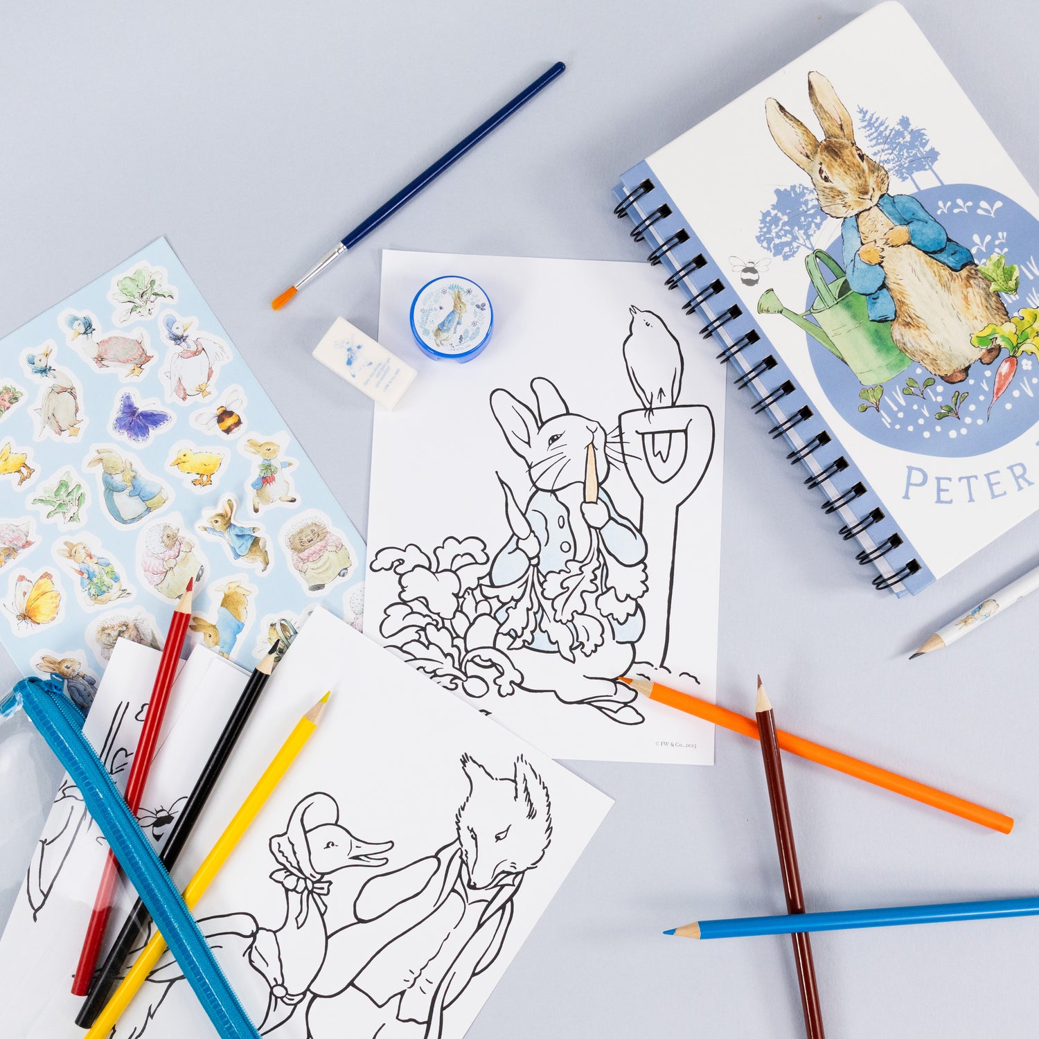 Peter Rabbit Children's Art Activity Wallet