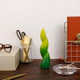 Elysian Twisted Design Table Candle In Gift Box