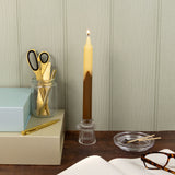 Elysian Dipped Design Table Candles In Gift Box - Set Of Three