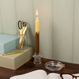 Elysian Dipped Design Table Candles In Gift Box - Set Of Three