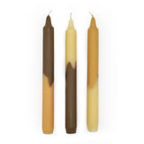 Elysian Dipped Design Table Candles In Gift Box - Set Of Three