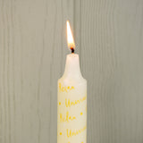 Willow and Belle Relax and Unwind Design Table Candles In Gift Box Set Of Two