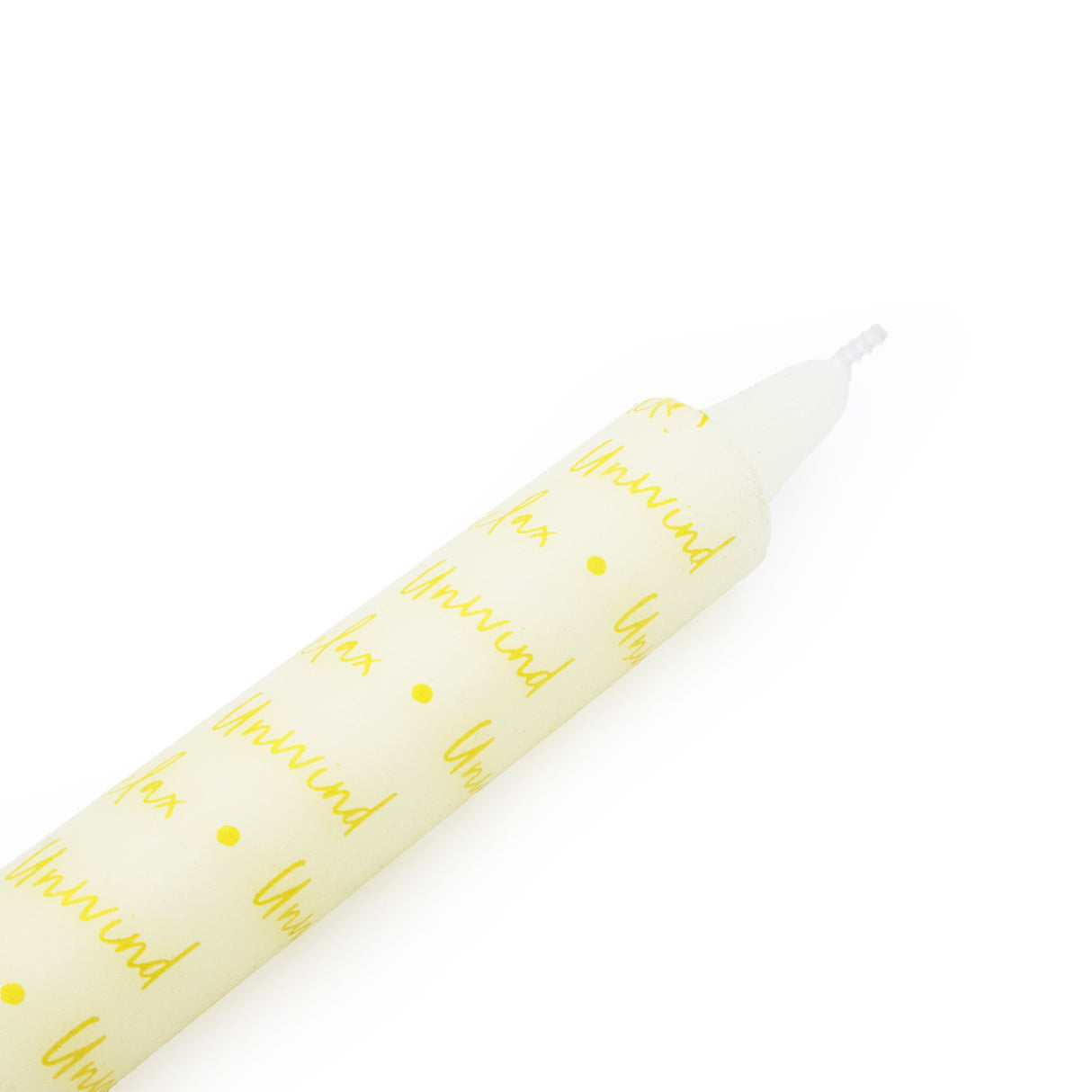 Willow and Belle Relax and Unwind Design Table Candles In Gift Box Set Of Two