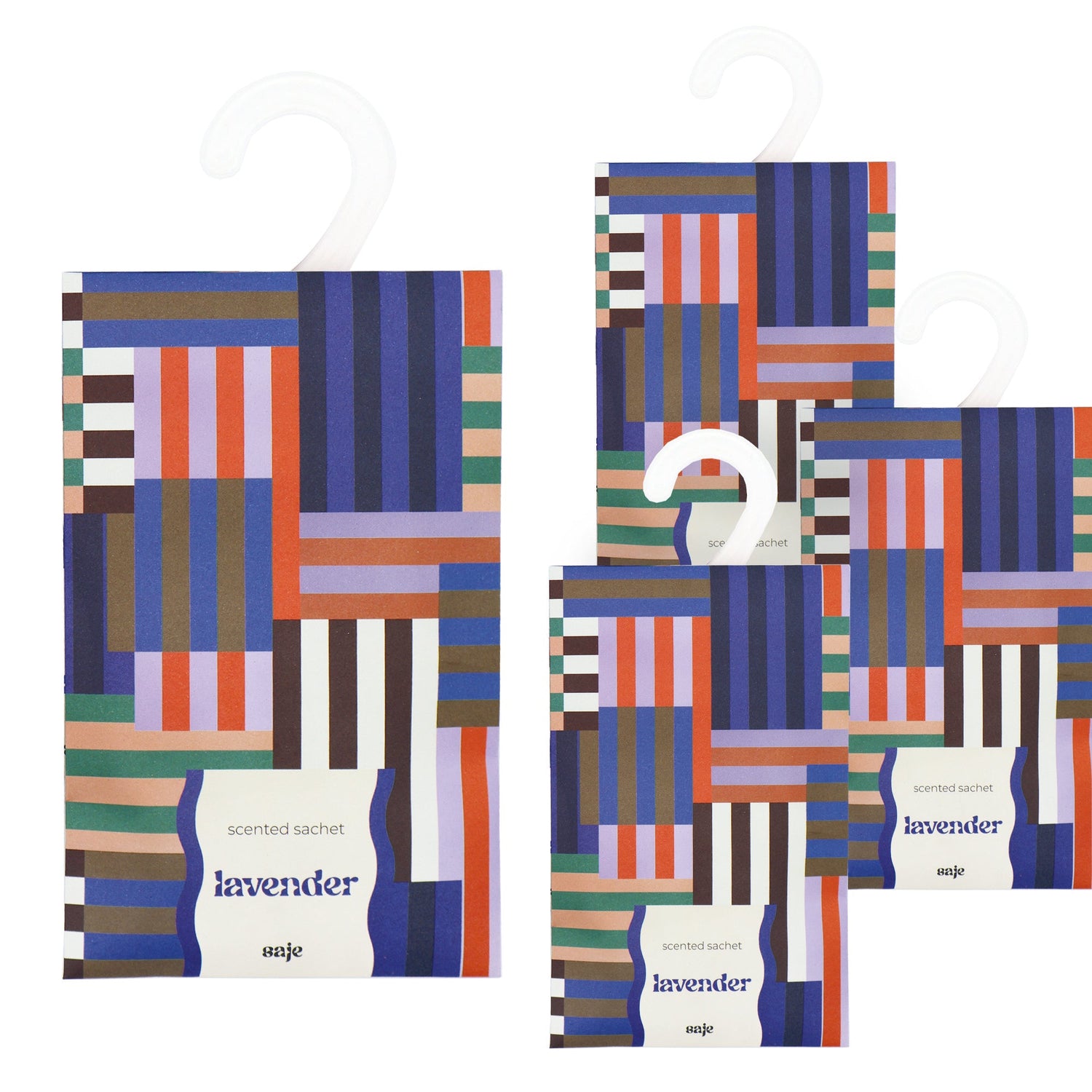 Saje Scented Hanging Sachet - Set of 4 Lavender