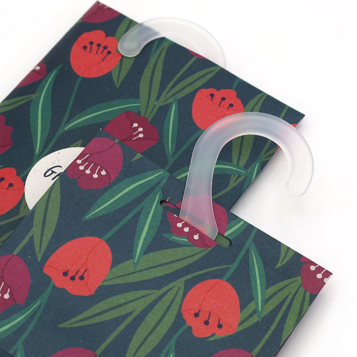 Willow and Belle Scented Hanging Sachet - Set of 4 Green Tea - Tulips Design