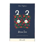 Willow and Belle Scented Hanging Sachet - Set of 4 Green Tea - Tulips Design