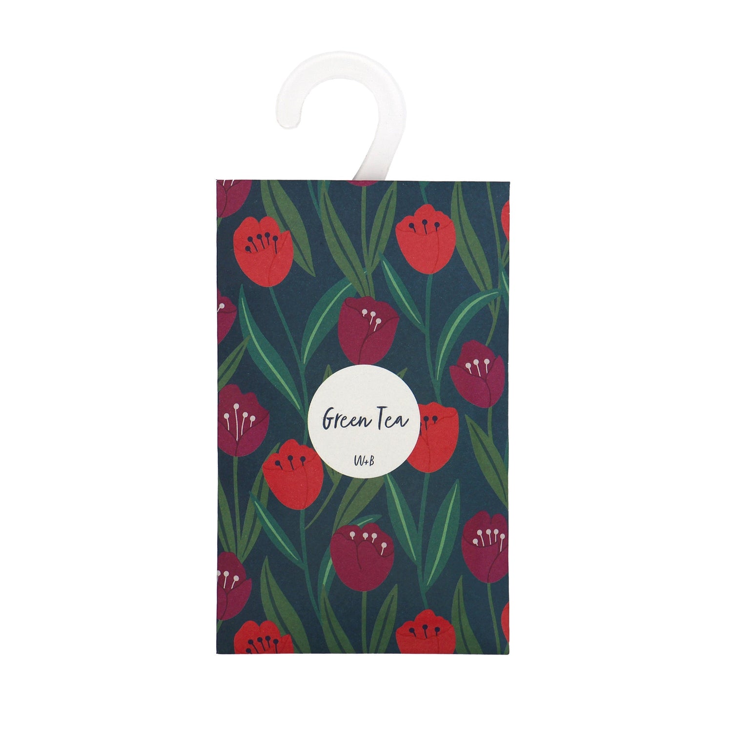 Willow and Belle Scented Hanging Sachet - Set of 4 Green Tea - Tulips Design