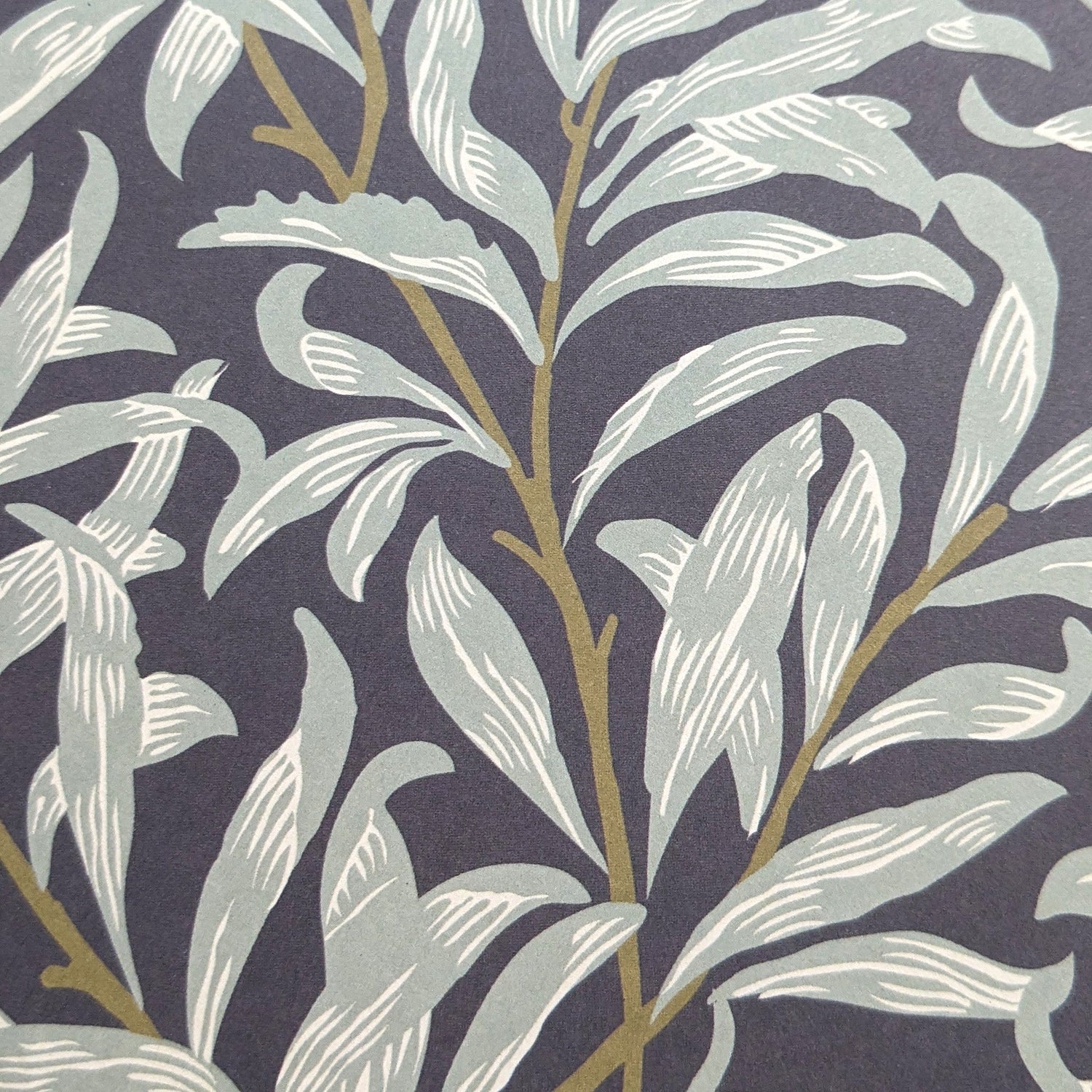 Orange Grove Scented Drawer Liner - Set of 5 Sage and Sandalwood - William Morris Leaves Design