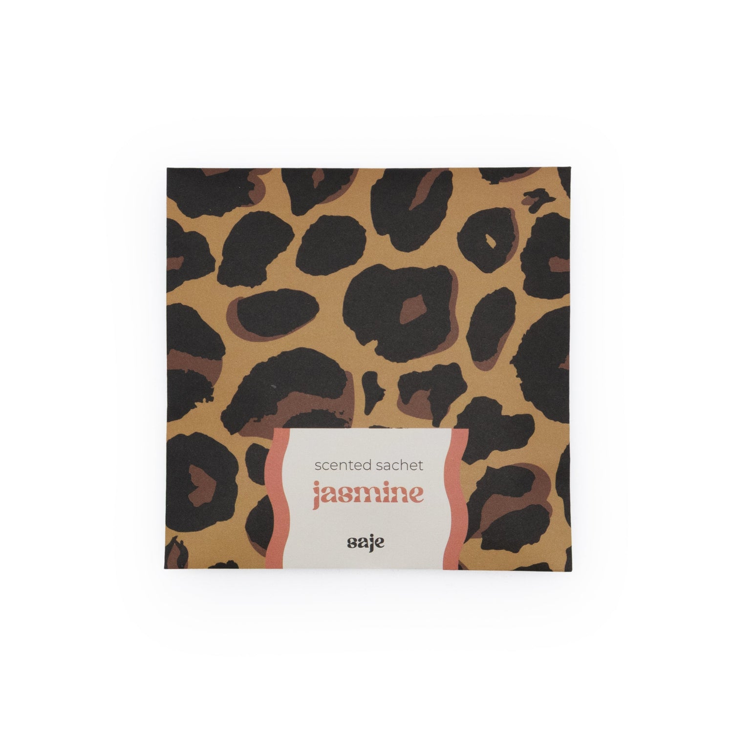Saje Scented Sachet - Set of 4 Jasmine - Leopard Print Design