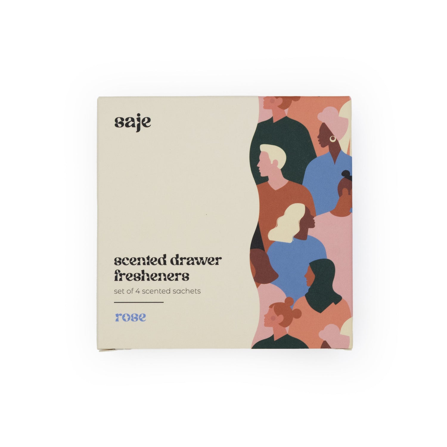 Saje Scented Sachet - Set of 4 Rose - People Design