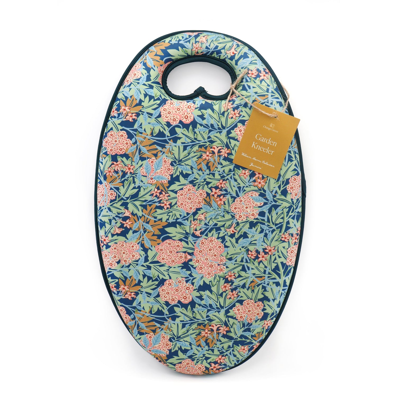 Orange Grove Garden Kneeler - William Morris Design - Padded Memory Foam