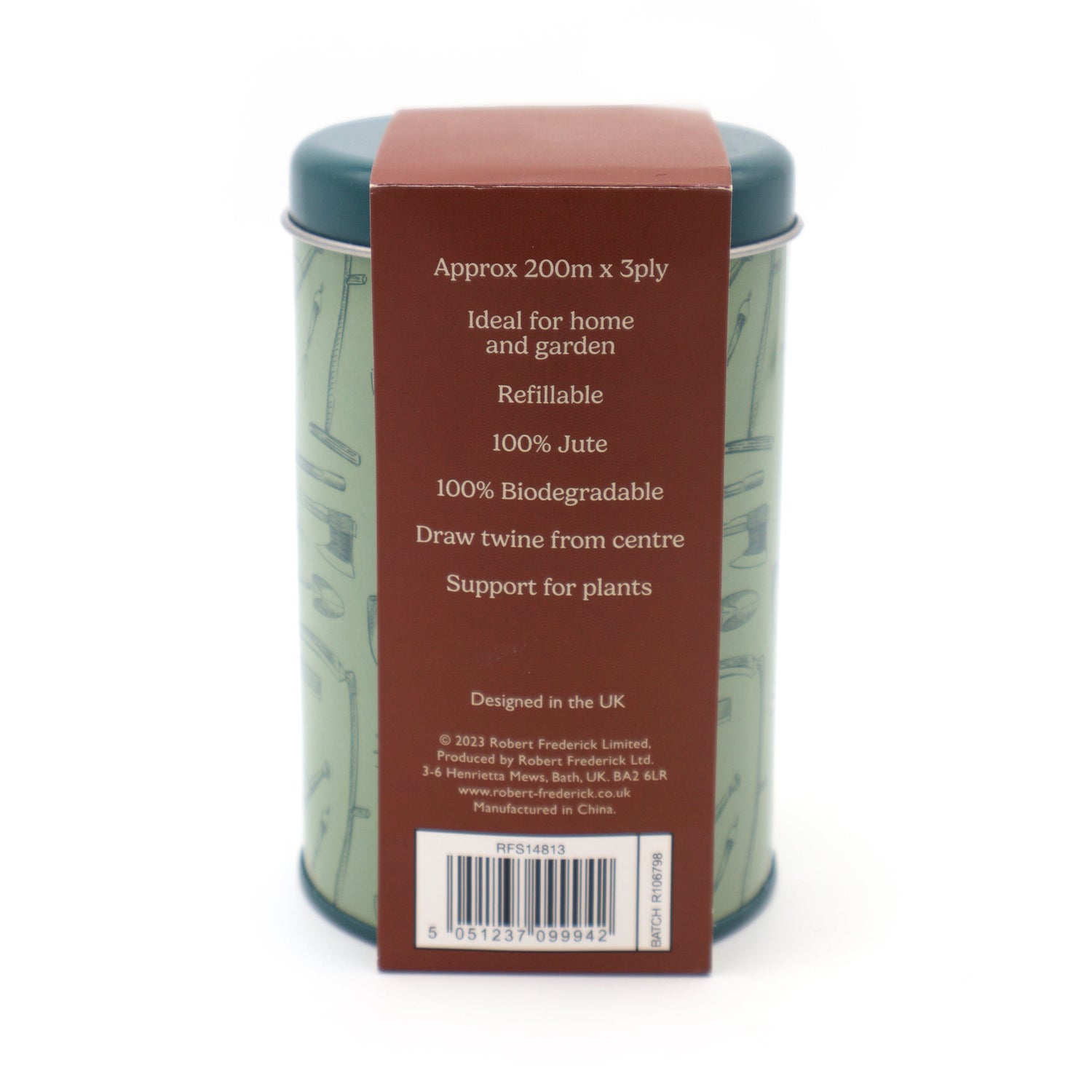 Orange Grove Garden and Household Twine in Refillable Tin