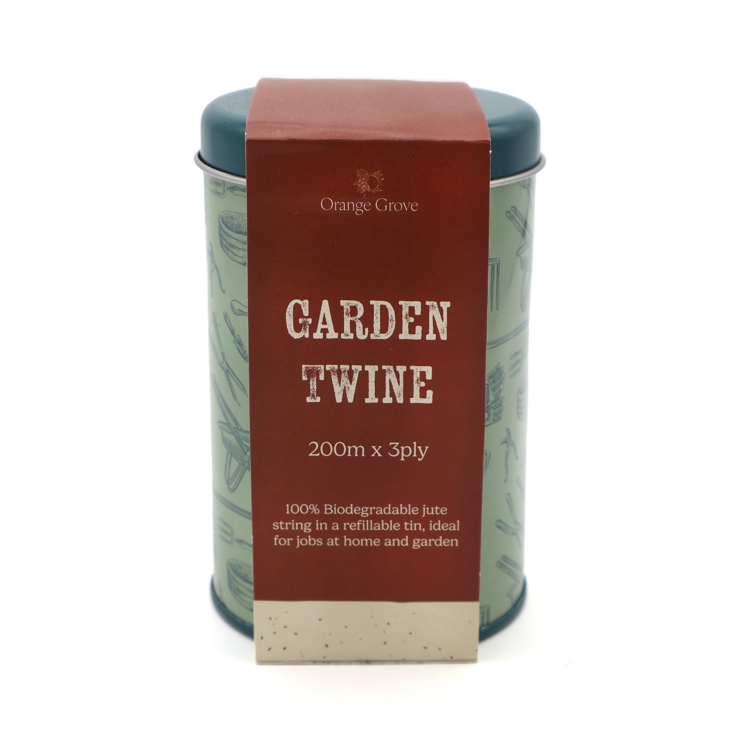 Orange Grove Garden and Household Twine in Refillable Tin