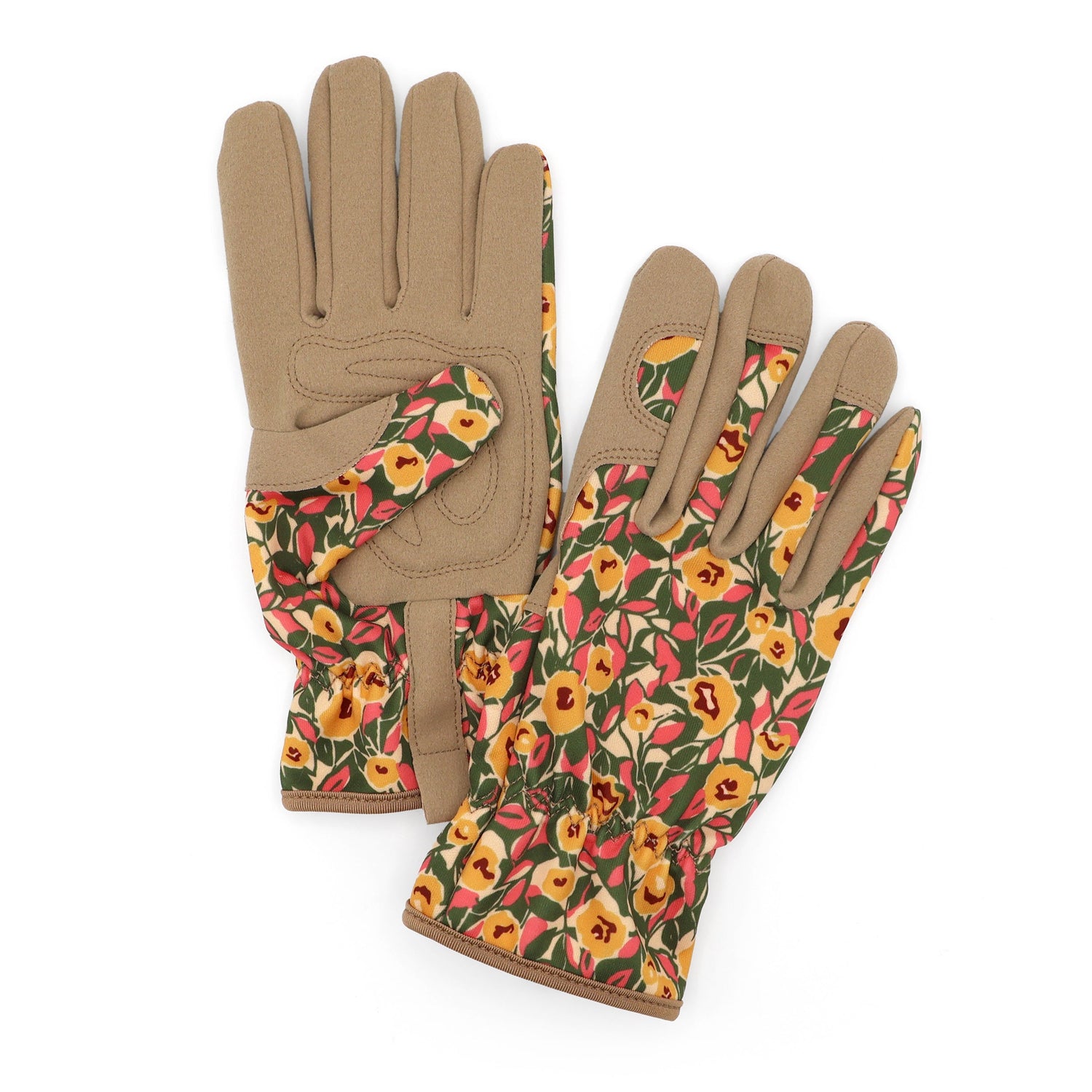Willow and Belle Outdoor Gardening Gloves - Abstract Flowers Design