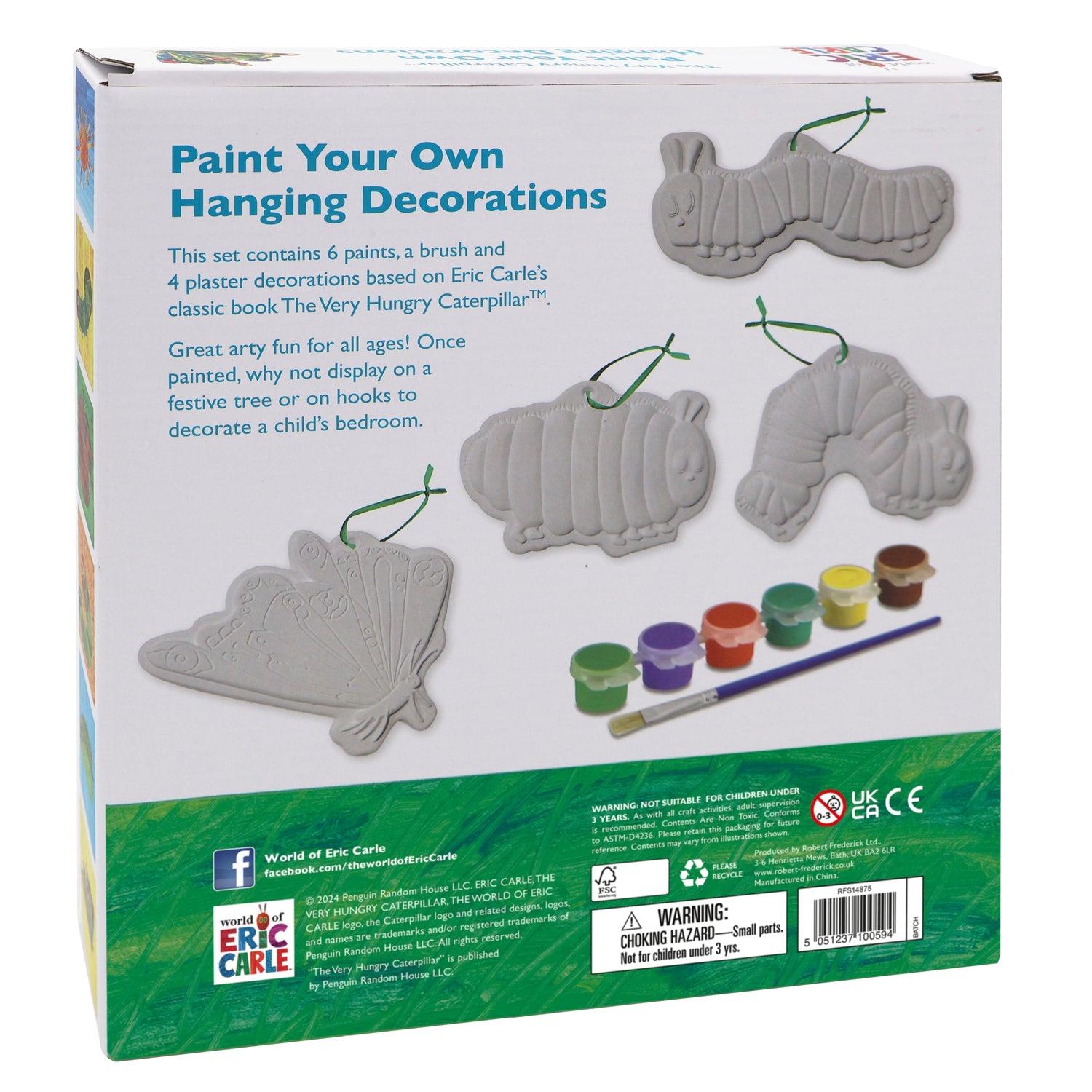 The Very Hungry Caterpillar Paint Your Own Hanging Decorations
