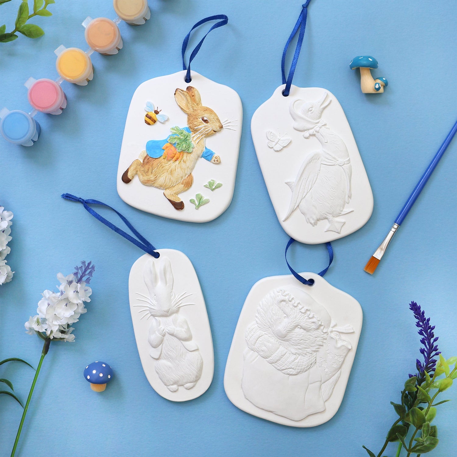 Peter Rabbit Paint Your Own Hanging Decorations