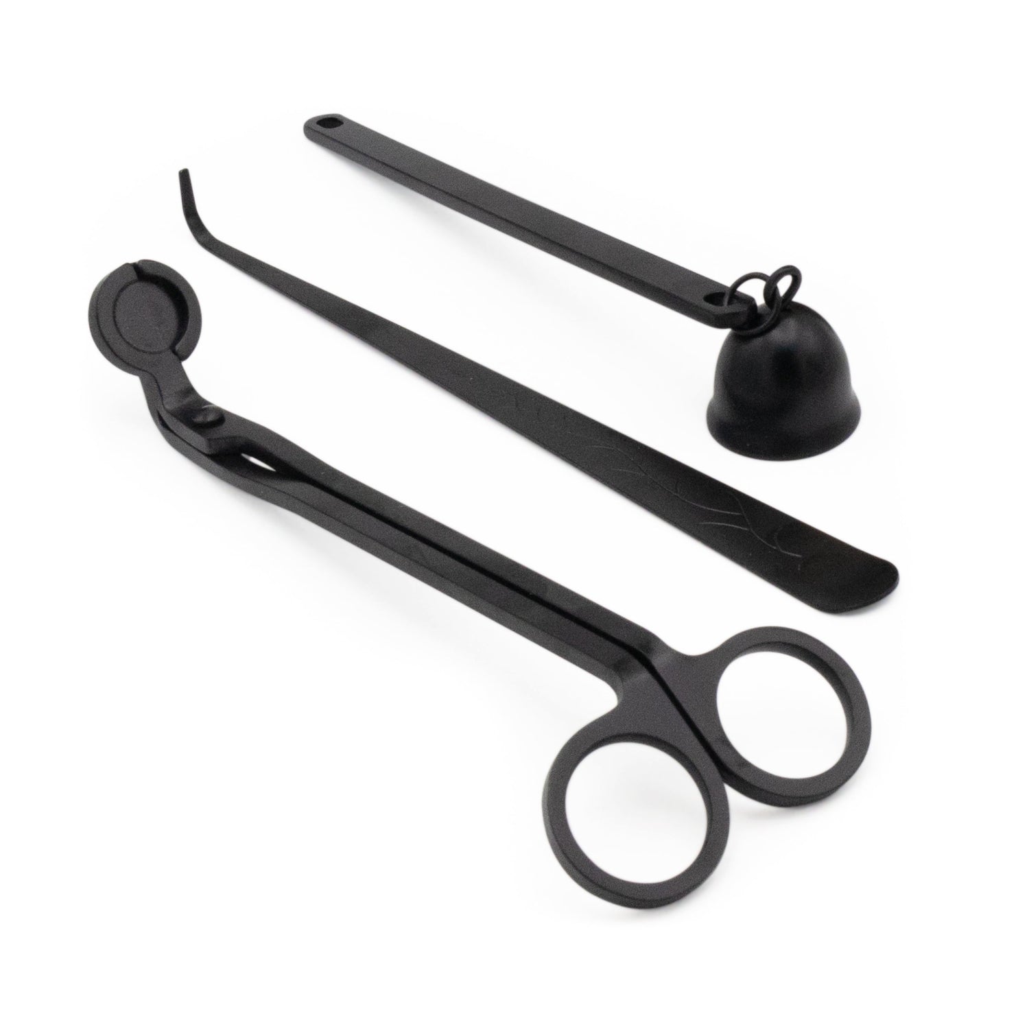 Elysian Candle Care Kit - Includes Snuffer, Wick Trimmer, Dipper & Extra-Long Matches