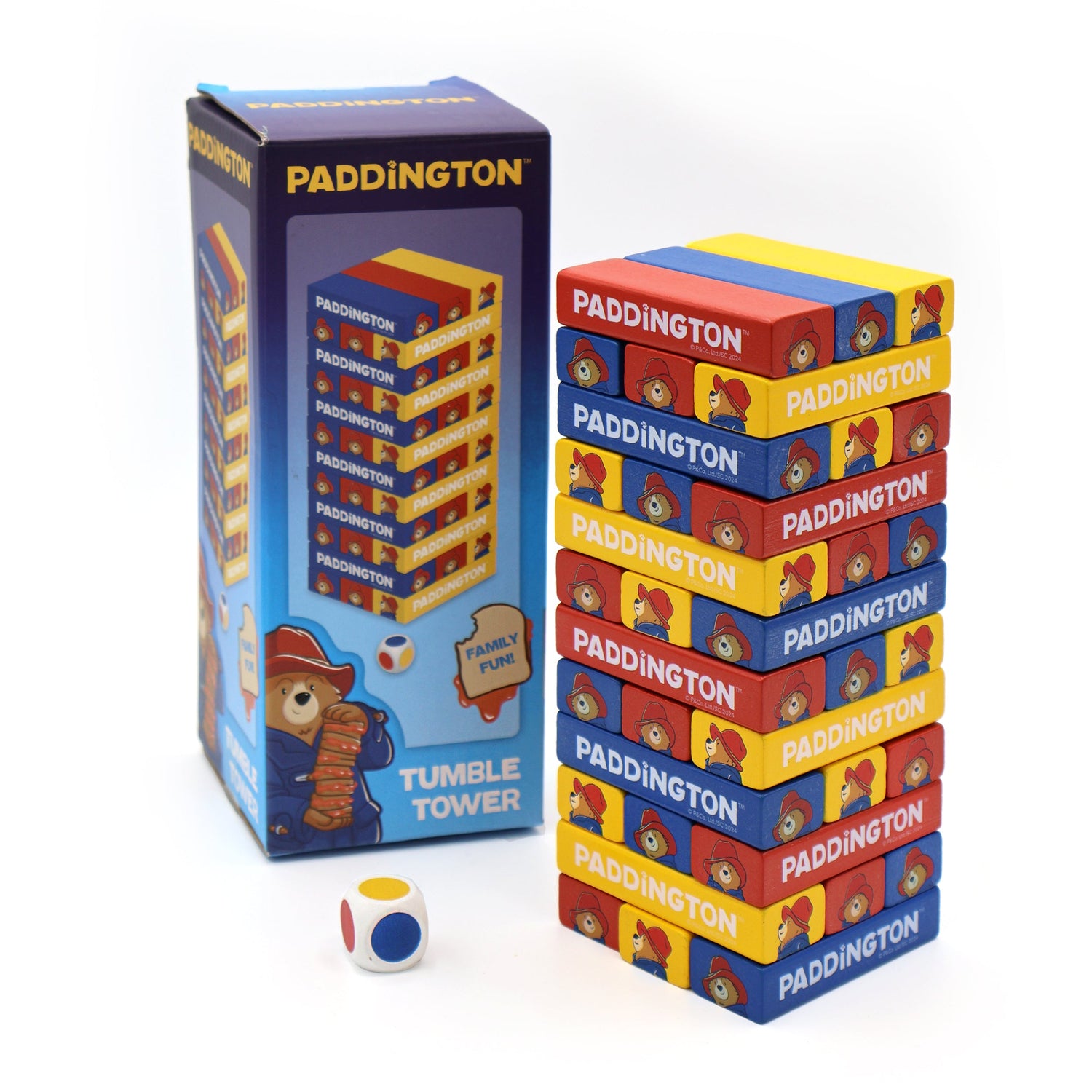 Paddington Tumble Tower Game – Wooden Block Stacking Game