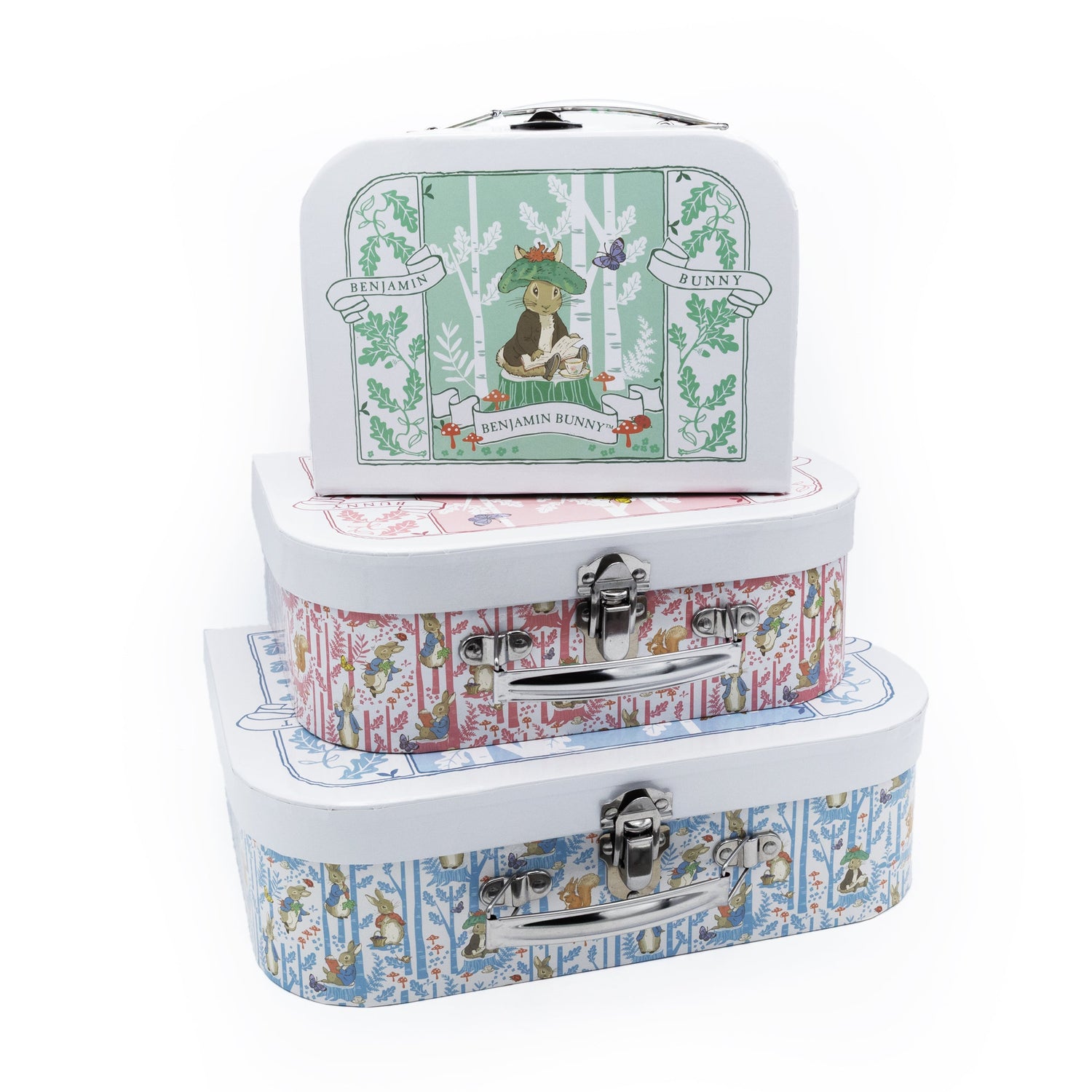 Beatrix Potter Children's Triple Carry Case Set - 3 Sizes