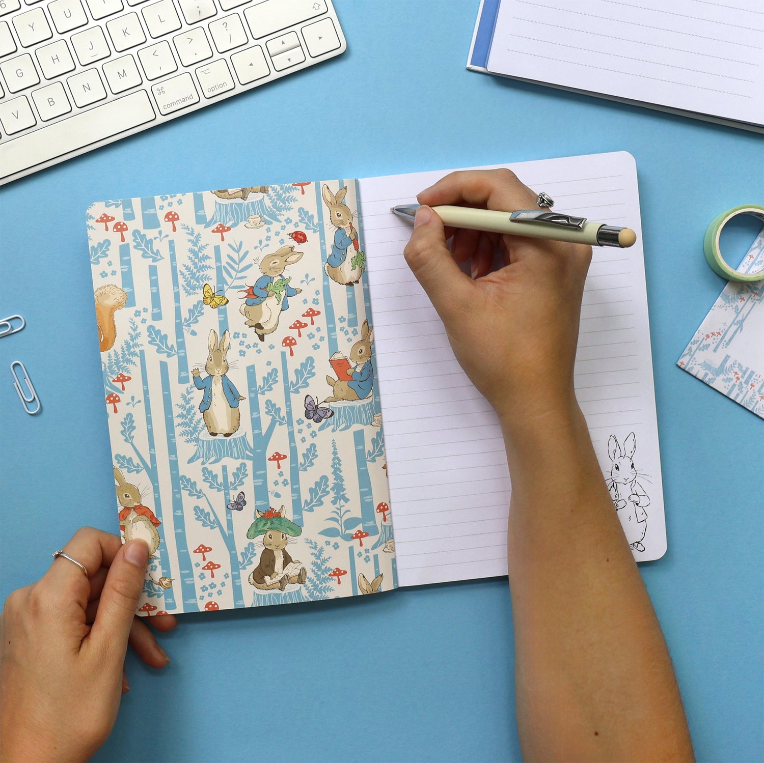 Peter Rabbit Notebook – A5 Forest Picnic Design