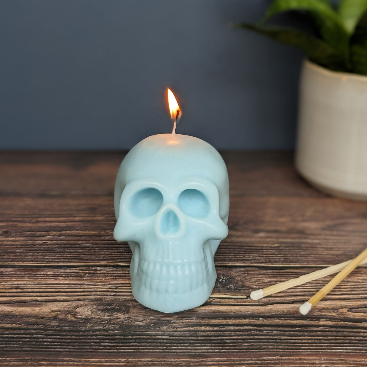 Scented Skull Soya Wax Candle - Halloween Candle