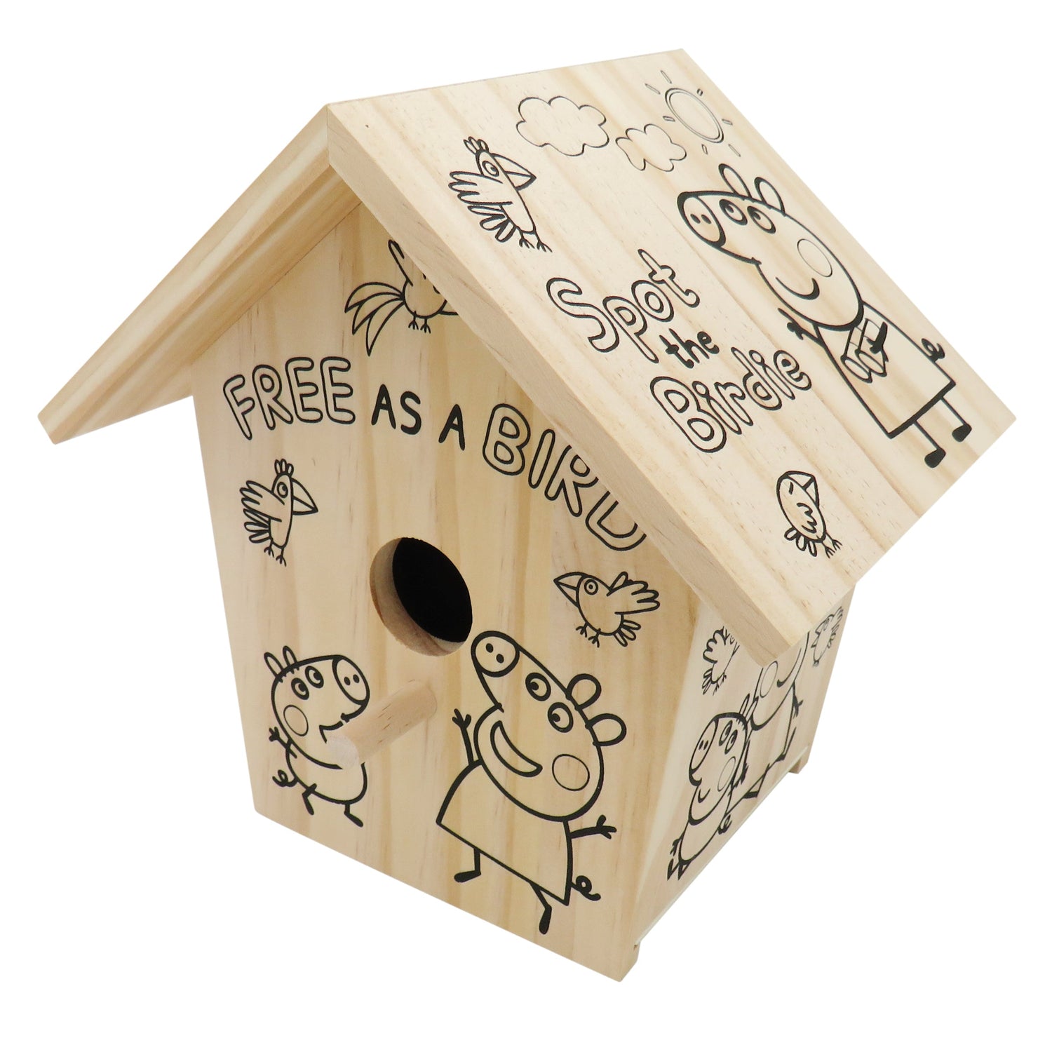 Peppa Pig Paint Your Own Bird House