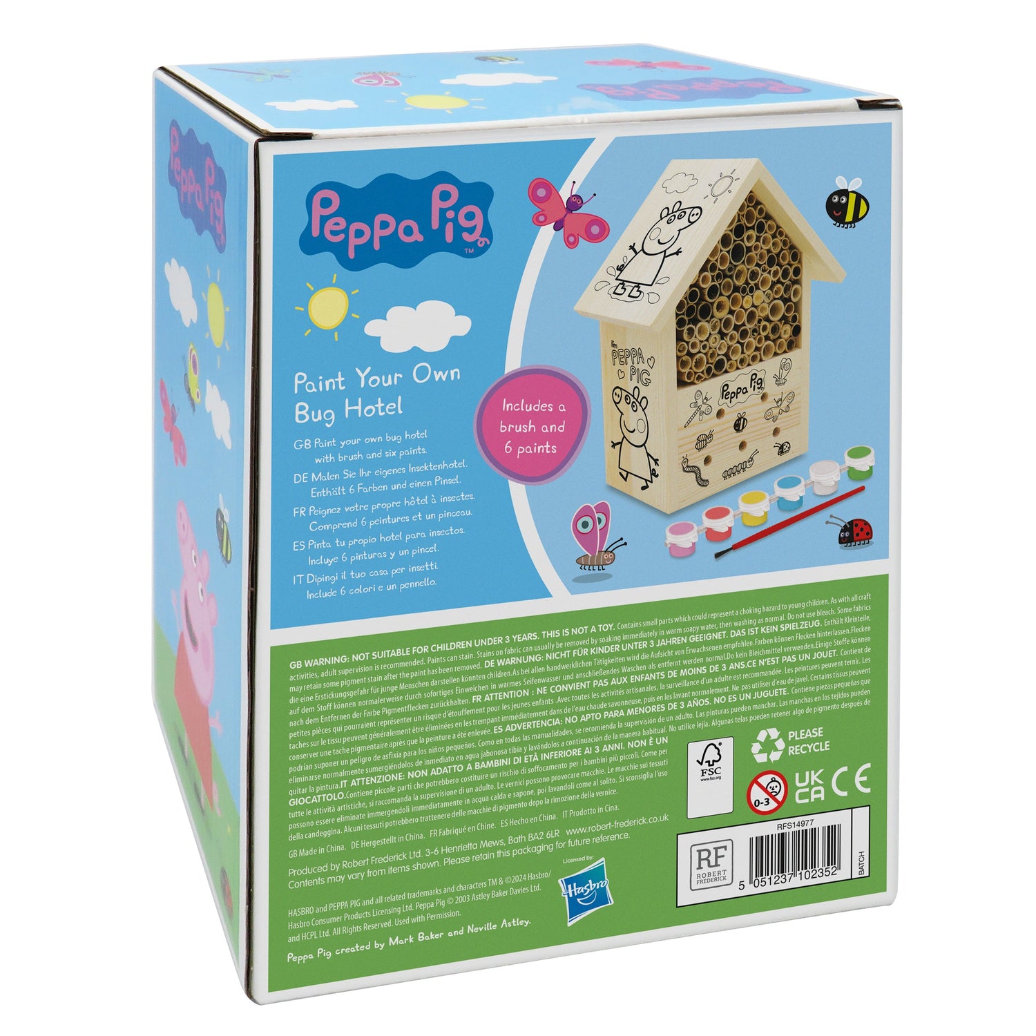 Peppa Pig Paint Your Own Bug Hotel