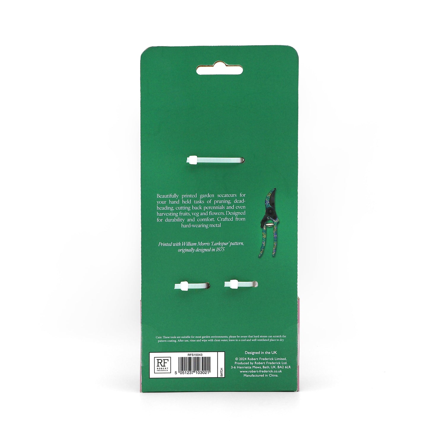 Orange Grove Secateurs - William Morris Larkspur Design