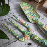Orange Grove Fork and Trowel Garden Tool Set - William Morris Jasmine Design