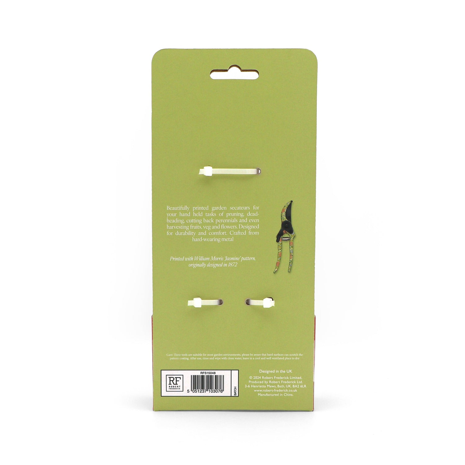 Orange Grove Secateurs - William Morris Jasmine Design