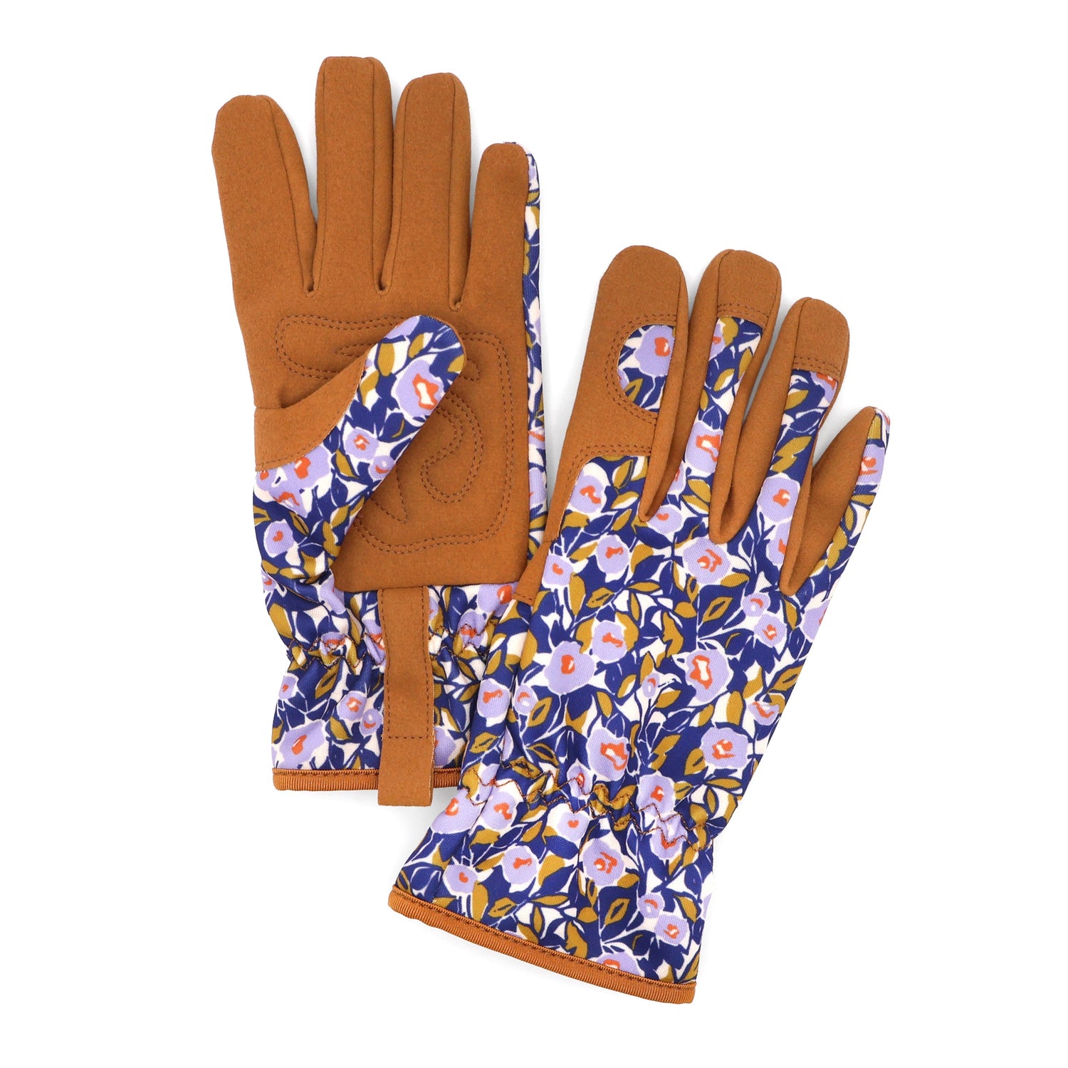 Willow and Belle Outdoor Gardening Gloves - Abstract Floral Design