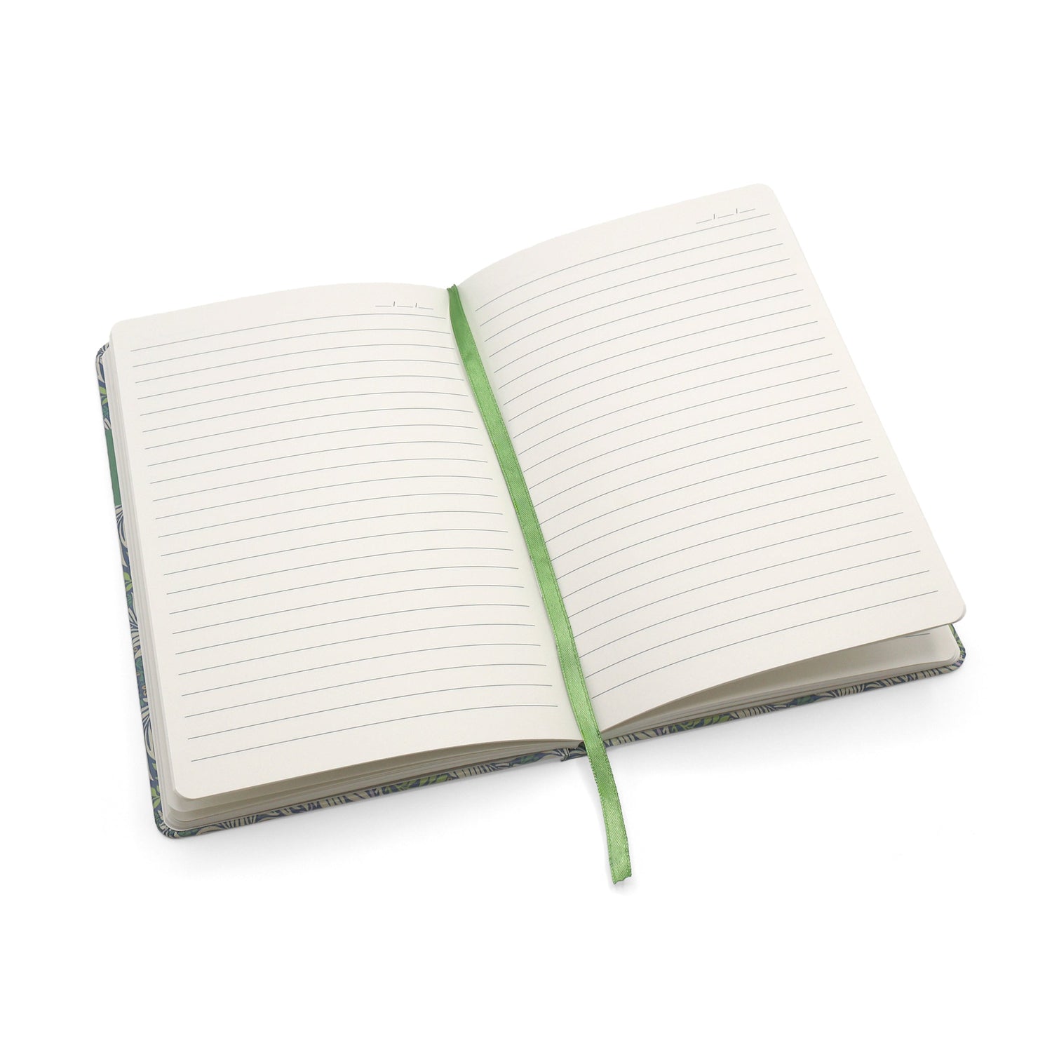 William Morris Journal Notebook – Larkspur Green A5 Design