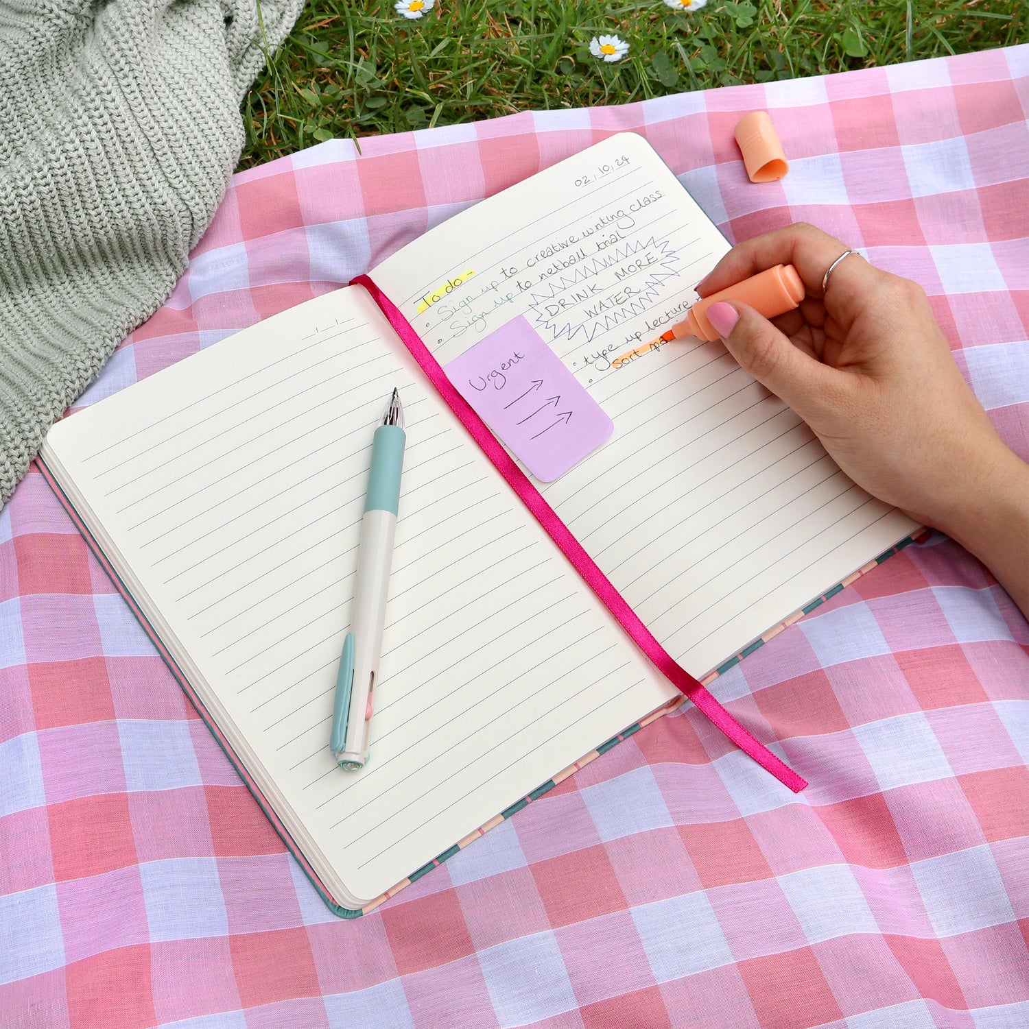 Journal Notebook – Candy Stripes A5 Design