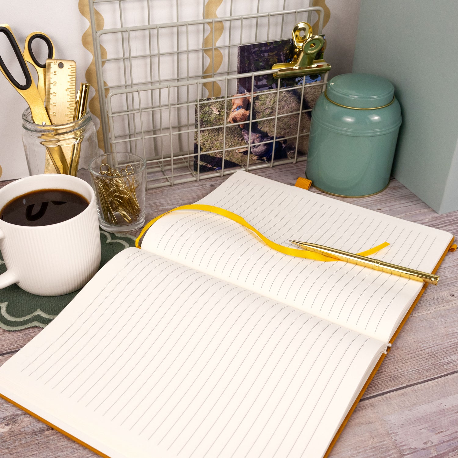 RK Ochre B5 Journal Notebook – Classic Hardback Design