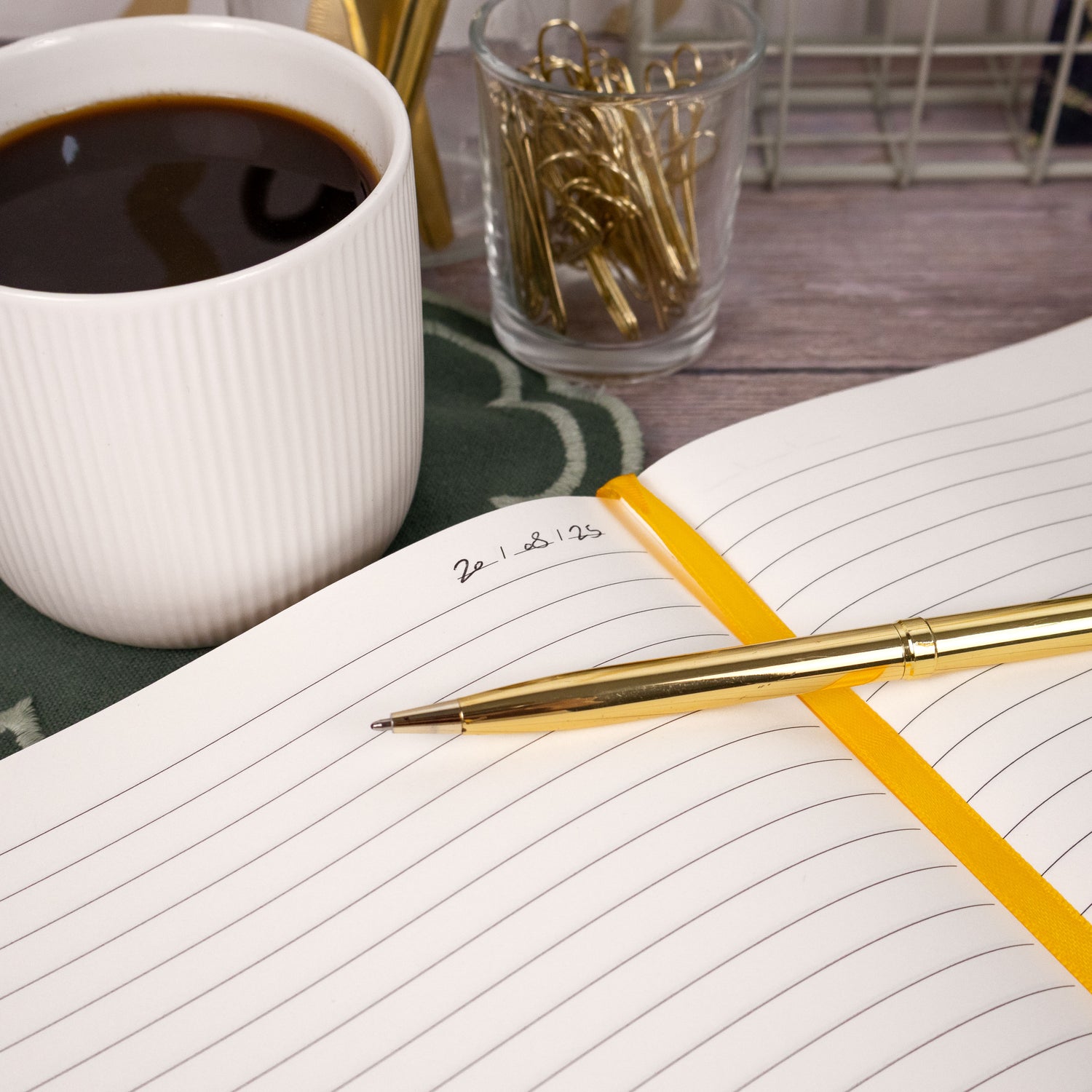 RK Ochre B5 Journal Notebook – Classic Hardback Design