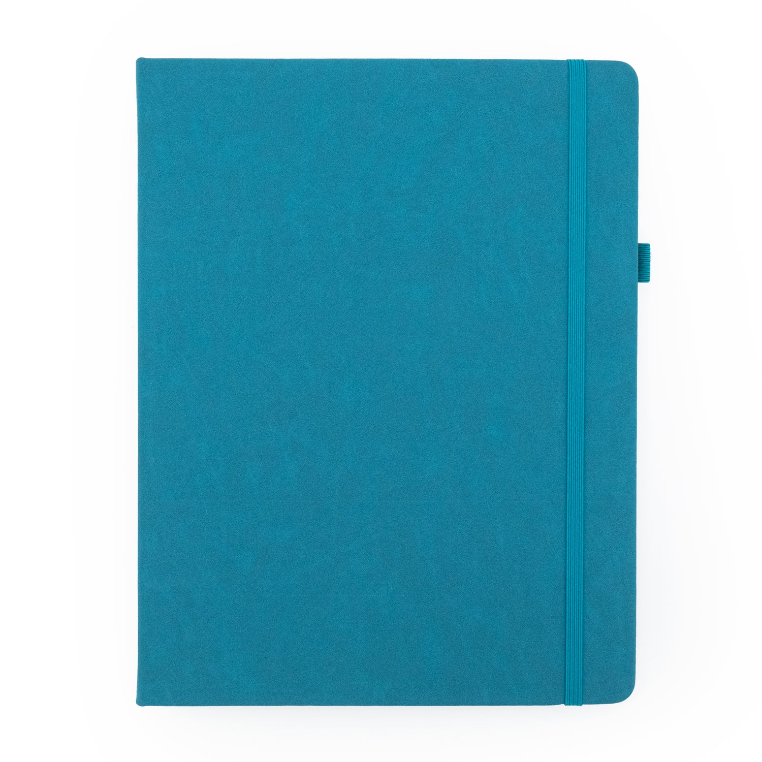 RK Journal Notebook – Faux Suede Teal B5 Design