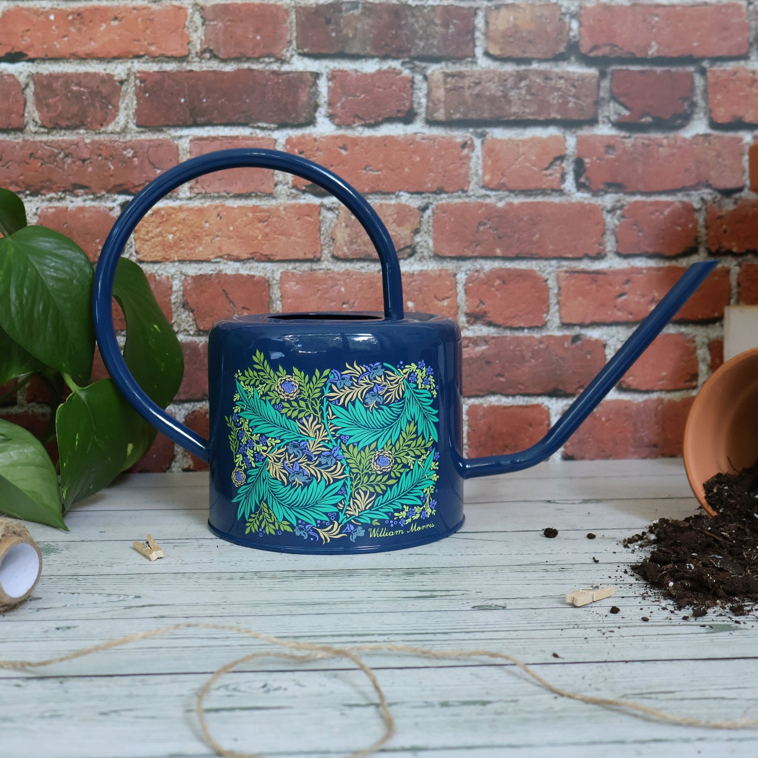 Watering Can – William Morris Larkspur Design
